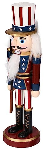Veemoon 1 Pc Ornamento Soldato Schiaccianoci Soldati Schiaccianoci Americani Decorazioni Natalizie Di Schiaccianoci Bomboniere Per Feste Vintage ▾ Piccola Noce Bambino All'aperto Di Legno