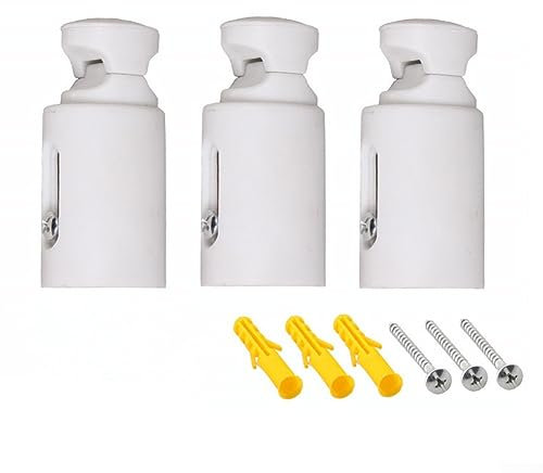 3 x Heated Radiators Brackets Adjustable Replacement Brackets For Bathroom Towel Rail Radiators Pack Of 3