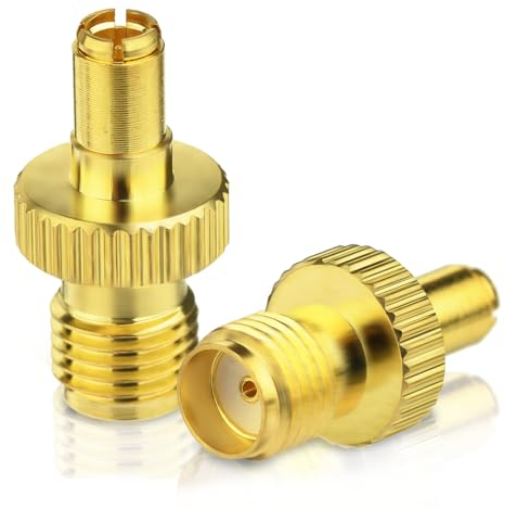 Bingfu Adattatore da Femmina SMA a Maschio TS9 Connettore Coassiale RF Antenna per Router 4G LTE Hotspot Mobile MiFi Router Cellulare Banda Larga Adattatore di Dongle Modem USB