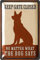 LANOLU Retro Blechschild Türschild Hund, Keep Gate Closed No Matter What the Dog Says, Hundeschilder Warnung lustig, Hundeschilder Warnung für Gartentor und Tür 20x30cm