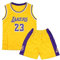 Qkydky Kinder Basketball Trikot Set - Atmungsaktiv, Leicht & Langlebig - Perfekt für Training & Spiele - Verschiedene Größen & Farben - Ideal für Jungen & Mädchen(Gelb#23,XXL,für 11-14 Jahr)