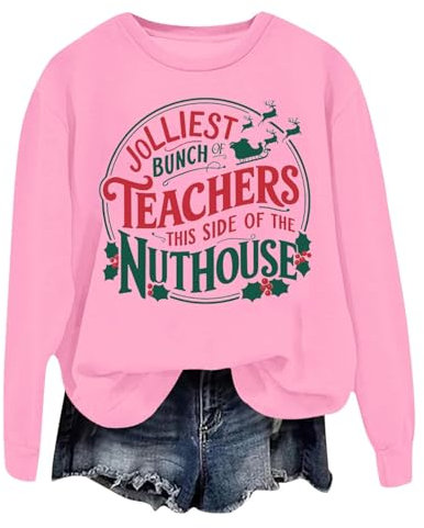 Ugly Damen-Sweatshirt, Weihnachtspullover, lustig, Winter, Sweatshirt, Damen, Halloween, Nachthemd, langes Damenhemd, elegant, gerippt, Top, Rollkragen, ärmellos, #328, 42