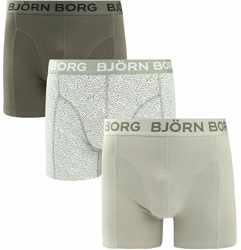 Björn Borg Cotton Stretch Boxershorts Herren (3-Pack) - S