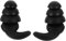 TOGEVAL 1 Paar Schalldicht Ohr akustisch Anhörung Stecker Vibes swimming for sleep noise cancelling earbuds Gehörschutz für Konzerte Gehörschutzstöpsel Kieselgel Black