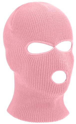 HAGOT Cagoule 2 ou 3 Trous, Cagoule Balaclava, Balaclava à 2 ou 3 Trous Tricoté, Cagoules de Visage Comple, pour Ski Moto Vélo Cyclisme, pour Hommes et Femmes
