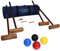 Big Game Hunters Cottage Krocket Spiel Set für 4 Spieler - Hartholz mit Einer Praktischen Tragetasche