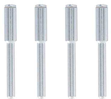 Dremel 402 - Paquete múltiple de mandriles, 4 mandriles con un diámetro de mango de 3,2 mm para discos de pulir y discos de corte