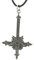 Kiss of Leather Kreuz Anhänger aus 925 Sterling Silber Nr. 133