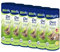 Biokat's Deo Pearls Spring - Streuzusatz mit Duft für Frische und feste Klumpen in der Katzentoilette - 6 Dosen (6 x 700 g)