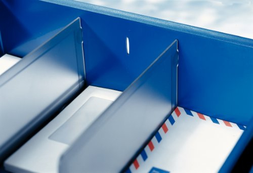 Leitz Trennwand für Sorty Ablagekörbe, Transparent Grau, 2er Pack, 52620000