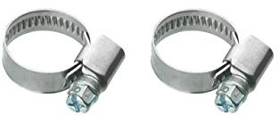 Cornat Schlauchschelle - Ø 10 - 16 mm Spannweite - 9 mm Bandbreite - 2 Stück im Set - Aus rostfreiem Edelstahl / Schlauchklemme / Schlauchbefestigung / T308300