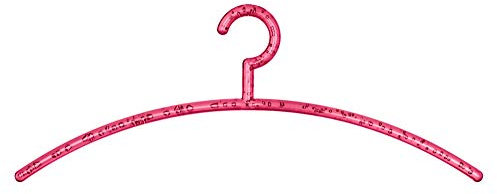 Wenko 14108100 Bügel Bubble Kleiderbügel, Kunststoff, 46 cm, orange