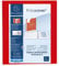 Exacompta 51846RE Präsentationsringbuch KreaCover aus blickdichtem Kunststoff für DIN A4, 4-D Ring Mechanik 25 mm, Rücken 47 mm, rot ideal für Schule und Büro Ringhefter Ringordner Ringbuchordner