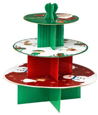 Premier Housewares 3-Tier Christmas Cake Stand