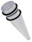 Fly Style Piercing Ohr Expander aus Acryl - Dehnstab Dehnstift Dehnungsstab Dehnungsstift Dehnsichel, Grösse:6 mm, Farbwahl:transparent