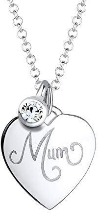 Elli Necklace Elli Necklace Mum Heart Love Crystals 925 Sterling Silver