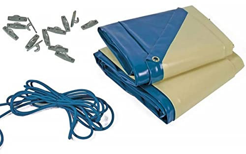 Cobertor 1 de invierno para piscina Miami / Bahia - 580 gr/m² - azul