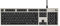 Logitech G413 Mechanische Gaming-Tastatur, Taktile Romer-G Switches, Gebürstetes Aluminiumgehäuse, Programmierbare F-Tasten, USB-Durchschleife, US QWERTY-Layout - Silber/Schwarz