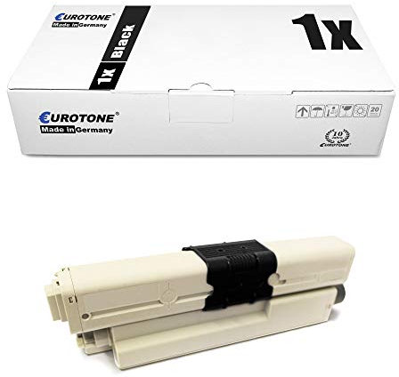 1x Eurotone Toner für Oki C 301 321 DN ersetzt 44973536 Black Schwarz Kartusche Druckerpatrone