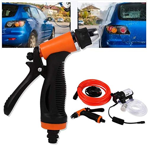 kit de Bomba de agua de alta presión portátil, lavadora eléctrica para coche mascotas, ventanas, riego y camping 12 V