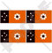 NORD GEBIET Flagge Darwin NT Australien, Australier 50mm Auto & Motorrad Aufkleber, x4 Vinyl Stickers
