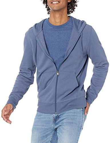 Amazon Essentials Herren Regular Fit Kapuzenjacke mit durchgehendem Reißverschluss, leicht
