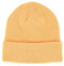 SHIPITNOW Gelb Orange Herren oder Damen Wintermütze Einfarbig - Basic Strickmütze ohne Bommel - 100% Acryl Beanie- Einfaches und klassisches Mützen ohne Marke - Einheitsgröße