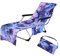 Uposao Beach Chair Cover Sunbed Towels with Pockets Recliner Cover Microfiber Tie Dye Beach Towel for Pool, Sun Lounger, Hotel, Vacation