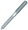 WD-08120 Stockschrauben Stockschraube 8mm (M8) x 120mm mit TX verzinkter Stahl