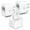 Refoss Presa Smart 16A, Presa Smart Alexa, Telecomando WiFi con Timer, Compatibile con Alexa, Google Assistant, Refoss, 3840W, 3 Pezzi