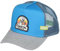 Capspin Coffee to Ride Trucker Cap Basecap Motorrad Kaffee Blau Grau mit exklusivem Aufkleber - One-Size