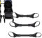 JINGLING Raccord pour poussette jumelle | Raccord double chariot amovible - Adaptateur léger pour poussette double - Longueur réglable - Adaptateur Connect pour bébé en plein air