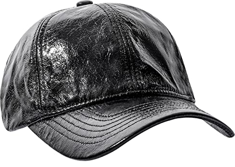 KYEYGWO Hip Hop Kappe für Herren und Damen, Verstellbar Baseball Cap Mode Sport Mützen Einfarbig Sonnenhüte Outdoor Baseballkappe, Schwarz