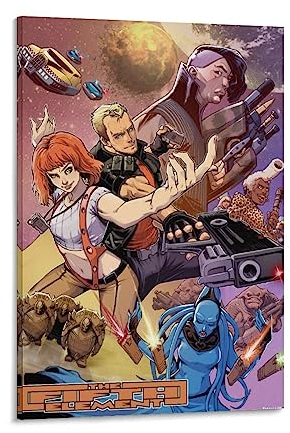 BAOCE Filmposter The Fifth Element (7) Wandkunst Poster Scroll Leinwand Gemälde Bild Wohnzimmer Dekor Zuhause 60 x 90 cm