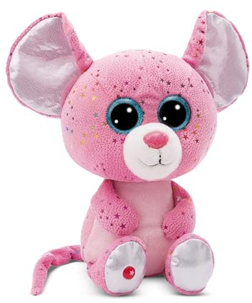 NICI Kuscheltier GLUBSCHIS Maus Miss Mausie 25cm pink - Stofftier aus weichem Plüsch, niedliches Plüschtier zum Kuscheln und Spielen, für Kinder & Erwachsene, tolle Geschenkidee - 49699