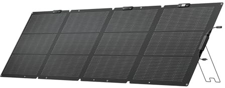EF ECOFLOW Panneau solaire portable 220 W, haute efficacité de 25%, noir, panneau solaire 220 W, étanche IP68