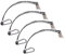 MERRYHAPY 4pcs Thick Wire Rope Hanger Plant Grow Light Hanging Kit Hydroponics Hanging Kit Steel Rope for Plant Wall Hanger