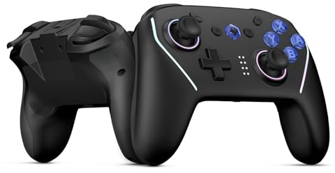 NBCP Controller für Switch, kabelloser Pro Controller für Switch Lite, Switch Remote-Gamepad Joystick,Doppelte Vibration/Turbo/NFC/Wake-Up/Screenshot