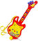Elektrische Gitarre Spielzeug für Kinder mit verstärktem Mikrofon, Lichteffekten, Schultergurt, Voraufgezeichnete Melodien - Rock 18 Zoll - Elektronik mit Rock-Sounds