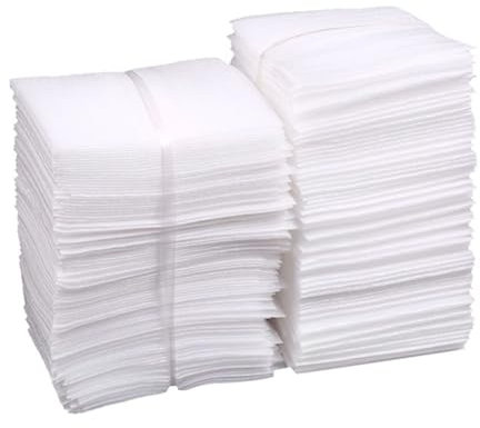 100 bolsas de almohada de 25 x 30 cm para envolver de forma segura tazas, vajilla, cristalería, muebles, material de embalaje para almacenamiento de mudanzas, compartimentos de almacenamiento debajo