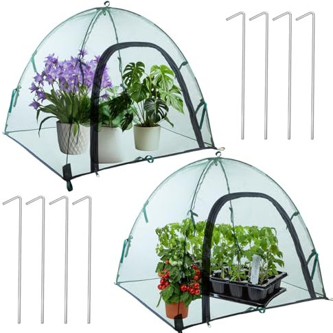 2pack Pest Guard Cover,22.8x22.8x22.8 Inches Garden Mesh Plant Cover Insect Bird Barrier Netting Mesh Outdoor Mesh Plant Enclosure Plant Tent Cover Pest Protection Guard for Fruit Vegetables