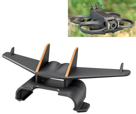 LICHIFIT Flight Tail Wing für DJI AVATA2 Snap-On Anti-Drop und Anti-Knocking Batterieabdeckung Clip Halter Zubehör
