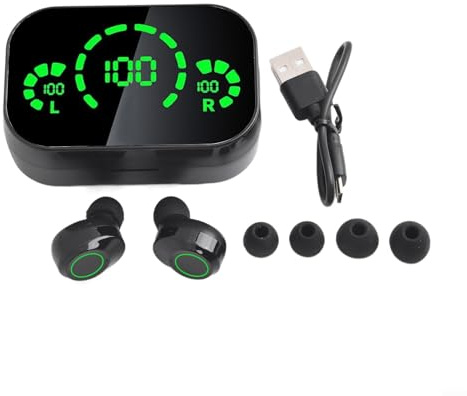 Wireless Earbuds with Built in Microphone, Deep Bass, Effortless Pairing (YD03 High)