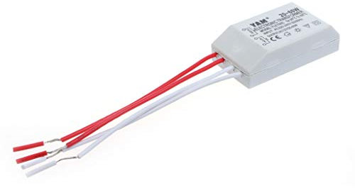 Riiichflowshop 40W 12V Transformateur Halogène LED Lampe Alimentation Pilote Adaptateur Électronique Nouveau Plastique