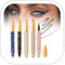 Eyeliner Pencil,Brown Eyeliner New Self Adhesive Eyeliner Eyelash Glue Pencil 2 In 1 Adhesives Eyellash Glue Pencils Lash Pen No Quick Drying Eyeliners Gllue For Lashes