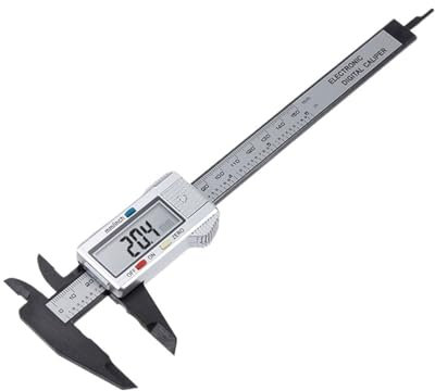 KLYDBMYT Digital Vernier Calipers 150/100mm Electronic Digital Caliper 6Inch Vernier Caliper Gauge Micrometer Measuring Tool Pachometer Digital Ruler Digital Caliper(0-150mm-01)