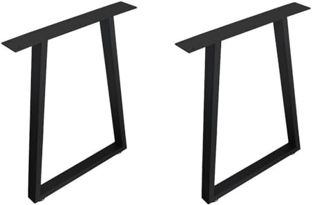 YUNFANOZ Tischkufen, Tischbeine, Austauschbare Tischbeine aus Metall, geeignet für Wohnzimmer, Büros, Arbeitszimmer usw(60X72CM)