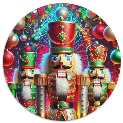 Nutcracker Soldiers 1000 Pieces Jigsaw Puzzles For Adults Challenging Game Stress Relieving Entertainment Exercise The Memory of The Brain For Adults Gifts 1000pcs (67.5x67.5cm)