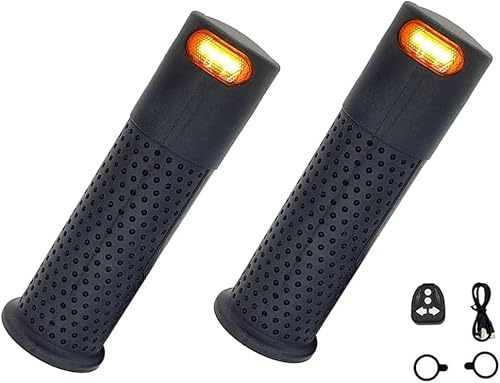 Lenkergriffe für Elektroroller mit integrierten Blinkern, für Xiaomi M365/Pro 1S/Pro 2/Mi3 für Ninebot Max Es1 Es2 Es4 G30, für Kukirin G4,Max G2,135 mm, E Scooter Blinker für Komfort bei Nachtfahrten