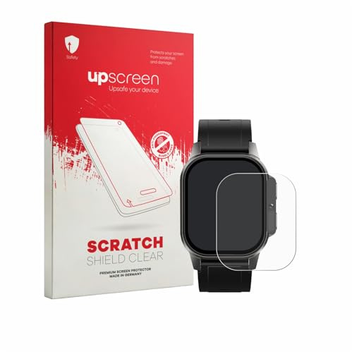 upscreen Schutzfolie für Domino Watch DM62 – Made in Germany, Kristall-klar, Kratzschutz, Anti-Fingerprint